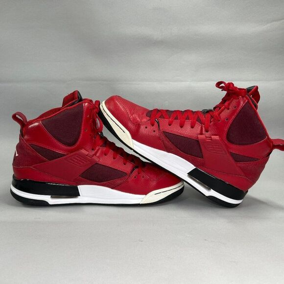 Jordan Flight 45 Shoes Men\'s Size 11.5 Red High Top‎ Retro Basketball Sneakers main image 8